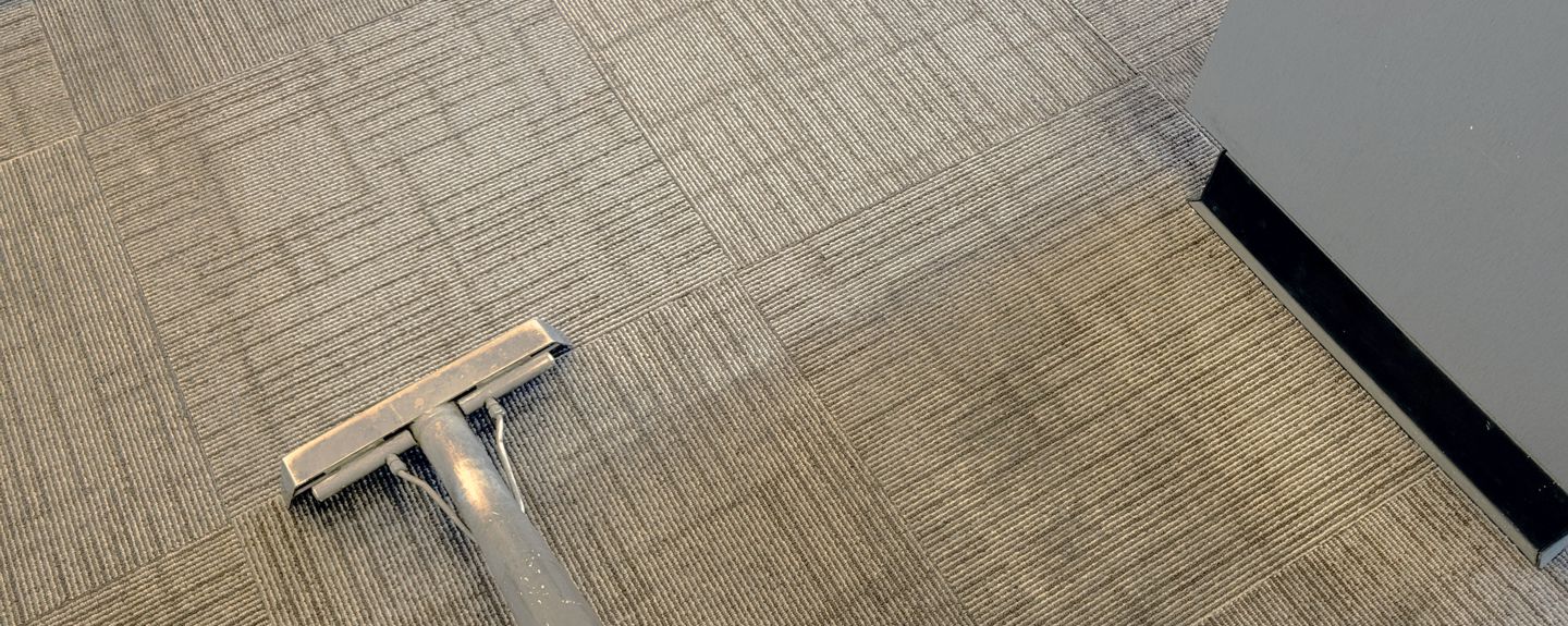 Heavily soiled commercial carpet cleaning by Ardent Carpet Restore